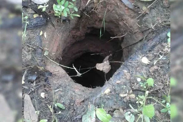 unidentified borewell in ariyalur